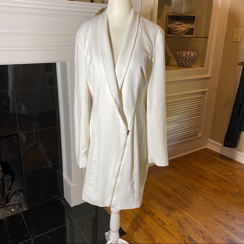 By the Way. Revolve White Selene Blazer Dress SZ S